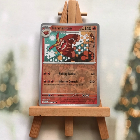 Thẻ hình Pokemon Darmanitan 035/167 - Lá bài lẻ SVE Twilight Masquerade Uncommon Reverse Holo tiếng Anh chính hãng
