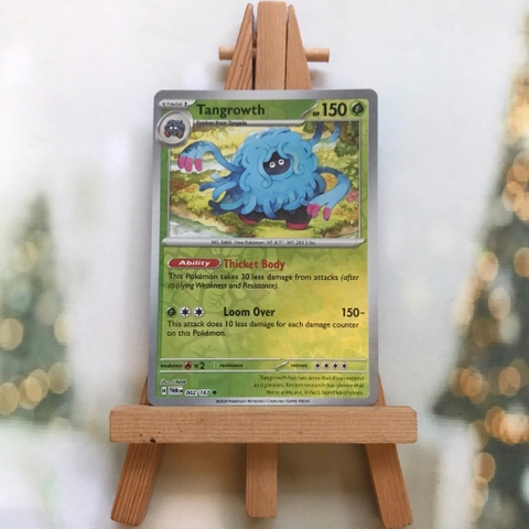 Thẻ hình Pokemon Tangrowth 002/167 - Lá bài Scarlet&Violet Twilight Masquerade Common Reverse Holo tiếng Anh chính hãng