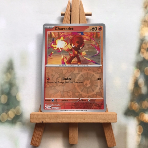 Thẻ hình Pokemon Charcadet 039/198 - Lá bài lẻ Scarlet & Violet Base Set Uncommon Reverse Holo tiếng Anh chính hãng