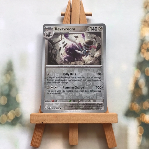 Thẻ hình Pokemon Revavroom 125/167 - Lá bài Twilight Masquerade Uncommon Reverse Holo tiếng Anh chính hãng