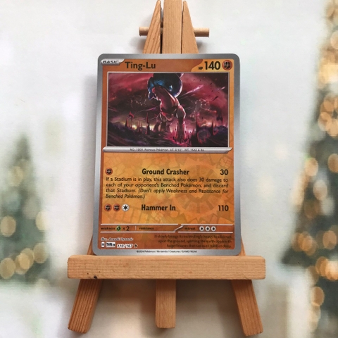 Thẻ hình Pokemon Ting-Lu 110/167 - Lá bài lẻ Twilight Masquerade Holo Rare Reverse Holo tiếng Anh chính hãng