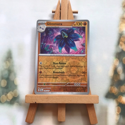 Thẻ hình Pokemon Glimmora 109/167 - Lá bài Scarlet&Violet Twilight Masquerade Uncommon Reverse Holo tiếng Anh chính hãng