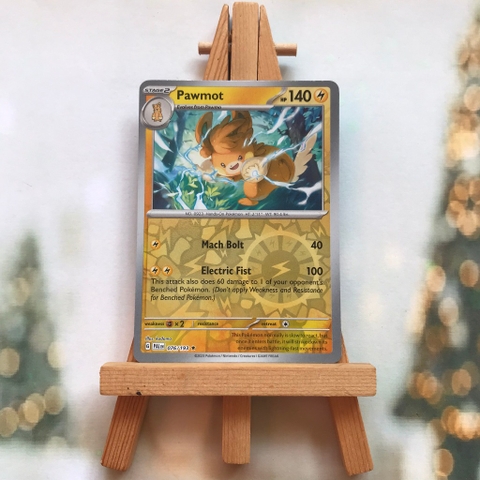Thẻ hình Pokemon Pawmot 076/193 - Lá bài lẻ Scarlet & Violet: Paldea Evolved Holo Rare Reverse Holo tiếng Anh chính hãng