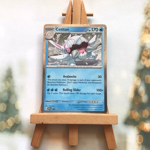 Thẻ hình Pokemon Cetitan SVP063 - Lá bài Scarlet & Violet Holo Promo tiếng Anh chính hãng