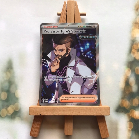Thẻ hình Pokemon Professor Turo's Scenario 240/182 - Lá bài SVE Paradox Rift Full Art Secret Rare tiếng Anh chính hãng