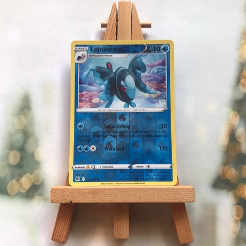 Thẻ hình Pokemon Lumineon 041/196 - Lá bài Sword & Shield: Lost Origin Uncommon Reverse Holo tiếng Anh chính hãng