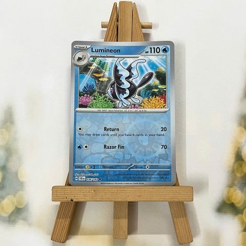 Thẻ hình Pokemon Lumineon 036/142 - Lá bài lẻ Stellar Crown Uncommon Reverse Holo tiếng Anh chính hãng