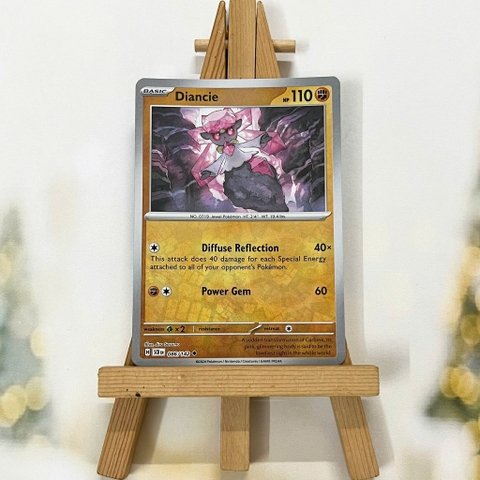 Thẻ hình Pokemon Diancie 086/142 - Lá bài lẻ Stellar Crown Uncommon Reverse Holo tiếng Anh chính hãng