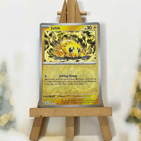 Thẻ hình Pokemon Joltik 050/142 - Lá bài lẻ Stellar Crown Common Reverse Holo tiếng Anh chính hãng