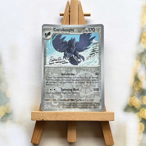 Thẻ hình Pokemon Corviknight 148/193 - Lá bài lẻ Paldea Evolved Uncommon Reverse Holo tiếng Anh chính hãng