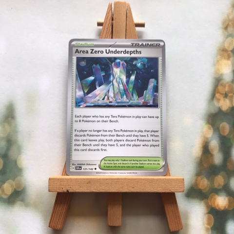 Thẻ hình Pokemon Area Zero Underdepths 131/142 - Lá bài lẻ Stellar Crown Uncommon Reverse Holo tiếng Anh chính hãng