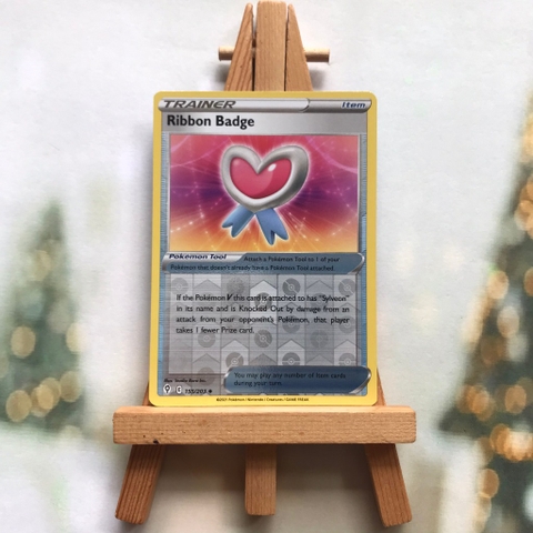 Thẻ hình Pokemon Ribbon Badge 155/203 - Lá bài lẻ Evolving Skies Uncommon Reverse Holo tiếng Anh chính hãng