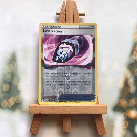 Thẻ hình Pokemon Lost Vacuum 135/159 - Lá bài lẻ Crown Zenith Uncommon Reverse Holo tiếng Anh