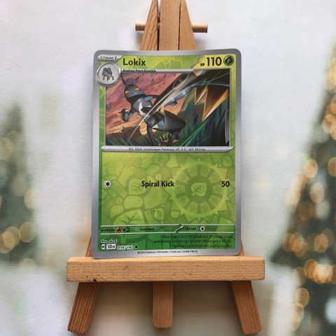 Thẻ hình Pokemon Lokix 016/142 - Lá bài lẻ Stellar Crown Common Reverse Holo tiếng Anh chính hãng