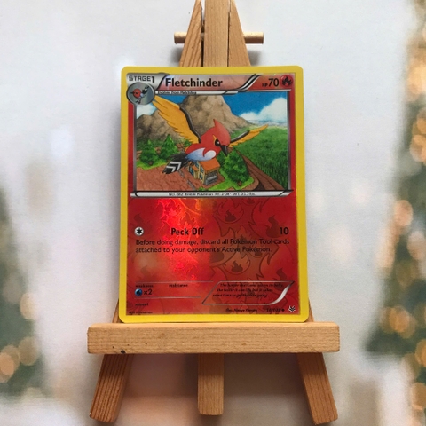 Thẻ hình Pokemon Fletchinder 14/108 - Lá bài lẻ XY: Roaring Skies Uncommon Reverse Holo tiếng Anh chính hãng