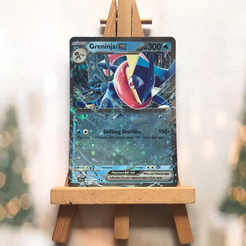 Thẻ hình Pokemon Greninja ex 041/142 - Lá bài lẻ Stellar Crown Ultra Rare tiếng Anh chính hãng