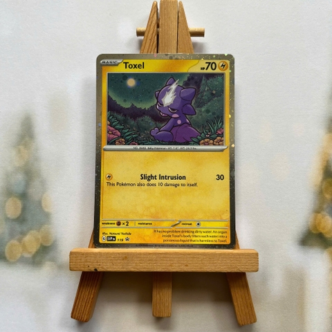 Thẻ hình Pokemon Toxel SVP119 - Lá bài lẻ Scarlet & Violet Holo Promo tiếng Anh chính hãng