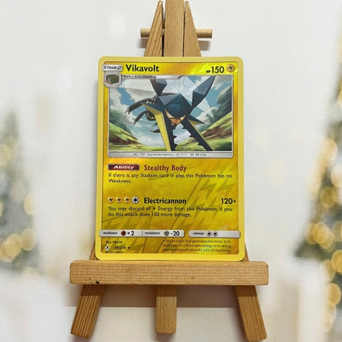Thẻ hình Pokemon Vikavolt 59/214 - Lá bài lẻ Sun & Moon Unbroken Bonds Rare Reverse Holo tiếng Anh chính hãng