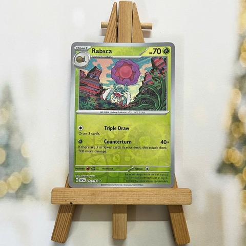 Thẻ hình Pokemon Rabsca 014/191 - Lá bài lẻ Surging Sparks Reverse Holo Rare tiếng Anh chính hãng