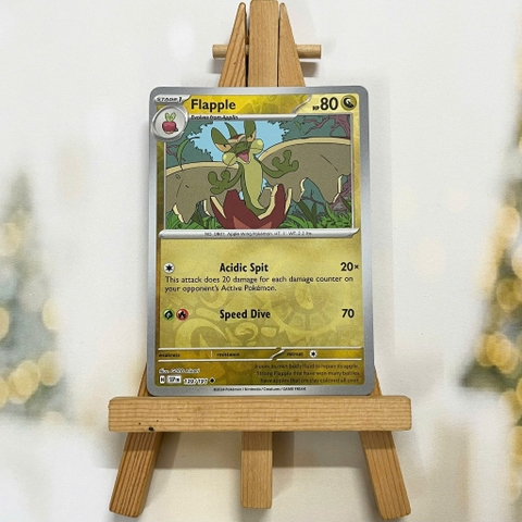 Thẻ hình Pokemon Flapple 139/191 - Lá bài lẻ Surging Sparks Uncommon Reverse Holo tiếng Anh chính hãng