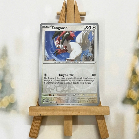 Thẻ hình Pokemon Zangoose 149/191 - Lá bài lẻ Surging Sparks Common Reverse Holo tiếng Anh chính hãng