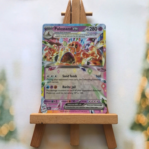 Thẻ hình Pokemon Palossand ex 091/191 - Lá bài lẻ Surging Sparks Ultra Rare tiếng Anh chính hãng