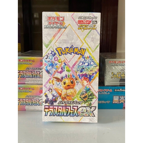 Hộp thẻ bài Terastal Fest ex SV8a Booster Box tiếng Nhật chính hãng - Japan Pokemon SEALED