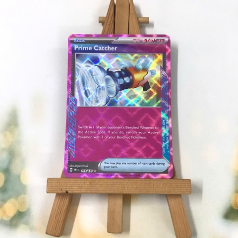 Thẻ hình Pokemon Prime Catcher 119/131 - Lá bài lẻ Prismatic Evolution Ace Spec Rare tiếng Anh chính hãng