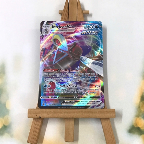 Thẻ hình Pokemon Inteleon VMAX 079/264 - Lá bài lẻ Fusion Strike Ultra Rare tiếng Anh chính hãng