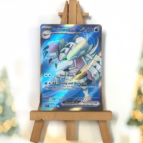 Thẻ hình Pokemon Golisopod ex 221/182 - Lá bài lẻ Paradox Rift Full Art Ultra Rare tiếng Anh chính hãng