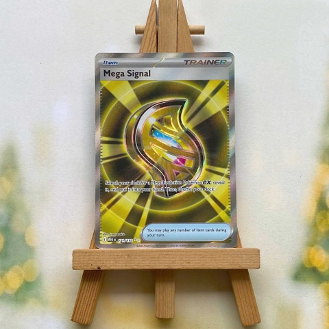 Thẻ hình Pokemon Mega Signal 171/132 - Lá bài lẻ Mega Evolution Full Art Ultra Rare tiếng Anh chính hãng