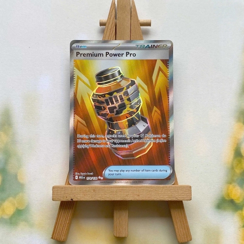 Thẻ hình Pokemon Premium Power Pro 174/132 - Lá bài lẻ Mega Evolution Full Art Ultra Rare tiếng Anh chính hãng