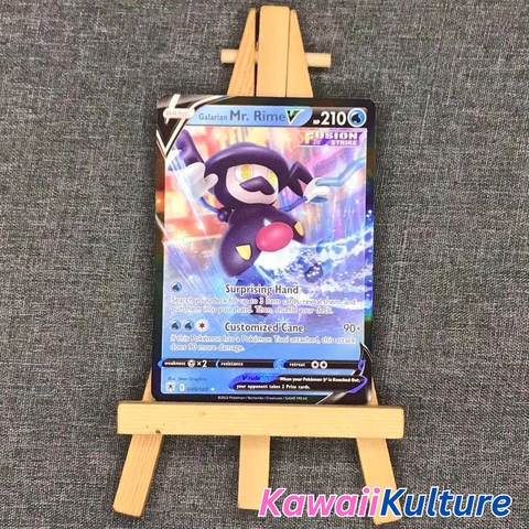 Thẻ hình Pokemon Galarian Mr. Rime V 049/189 - Lá bài lẻ Astral Radiance Ultra Rare tiếng Anh chính hãng