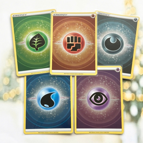 Thẻ hình Pokemon năng lượng 2022 - Lá bài lẻ Energy Reverse Holo tiếng Anh chính hãng