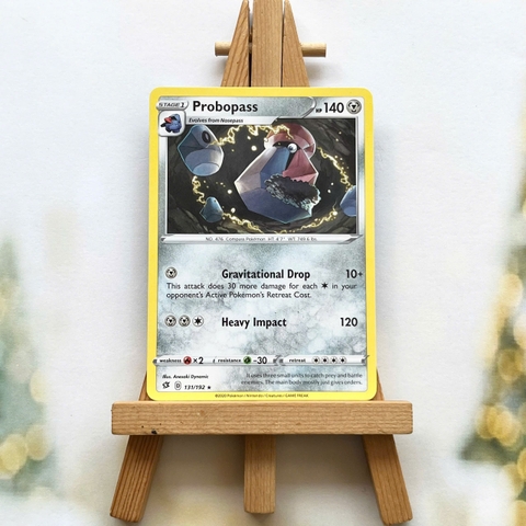 Thẻ hình Pokemon Probopass 131/192 - Lá bài lẻ Rebel Clash Rare tiếng Anh chính hãng