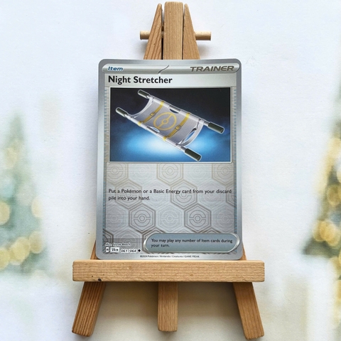 Thẻ hình Pokemon Night Stretcher 061/064 - Lá bài lẻ Shrouded Fable Uncommon Reverse Holo tiếng Anh chính hãng