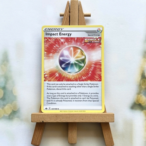 Thẻ hình Pokemon Impact Energy 157/198 - Lá bài lẻ Chilling Reign Uncommon Reverse Holo tiếng Anh chính hãng