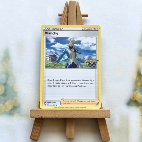 Thẻ hình Blanche 064/078 - Lá bài lẻ Pokemon GO Uncommon tiếng Anh chính hãng