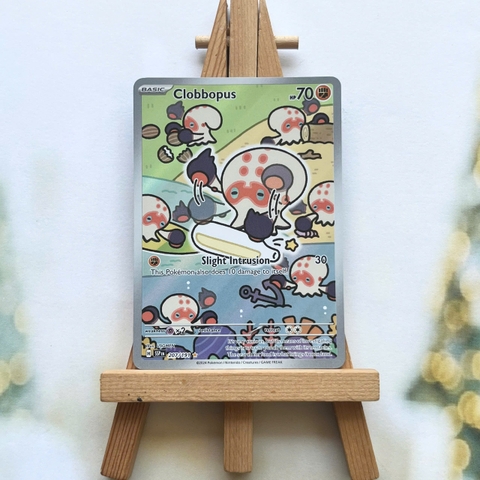 Thẻ hình Pokemon Clobbopus 207/191 - Lá bài lẻ Surging Sparks Illustration Rare tiếng Anh chính hãng