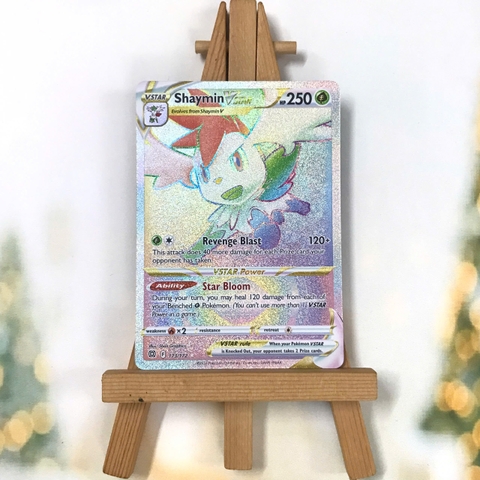 Thẻ hình Pokemon Shaymin VSTAR 173/172 - Lá bài lẻ Brilliant Stars Hyper Rare tiếng Anh