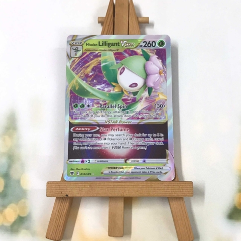 Thẻ hình Pokemon Hisuian Lilligant VSTAR 018/189 - Lá bài lẻ Astral Radiance Ultra Rare tiếng Anh chính hãng