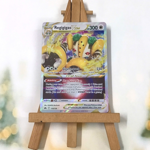 Thẻ hình Pokemon Regigigas VSTAR 114/159 - Lá bài lẻ Crown Zenith Ultra Rare tiếng Anh