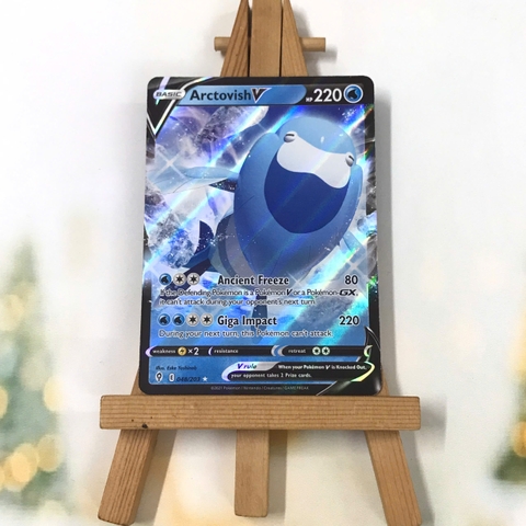 Thẻ hình Pokemon Arctovish V 048/203 - Lá bài lẻ Evolving Skies Ultra Rare tiếng Anh chính hãng