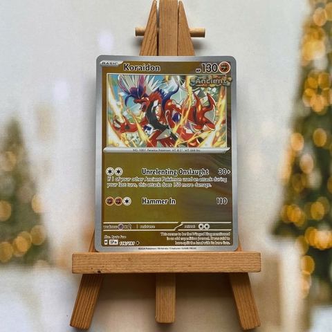 Thẻ hình Pokemon Koraidon 116/191 - Lá bài lẻ Surging Sparks Reverse Holo tiếng Anh chính hãng