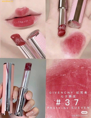 Son dưỡng Givenchy Rose Perfecto 2.8g Fullbox Màu Đỏ Hồng - GV37