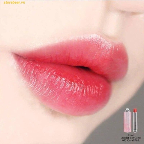 SON DUỠNG DIOR LIP GLOW 033 Màu Hồng San Hô