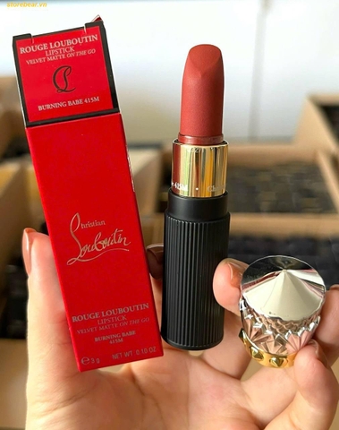 Son Louboutin on the go 415 M Đỏ cam đất