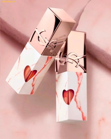 Son Kem YSL Vinyl Cream 442 Limited Edition - Cam Đất Vân Đá