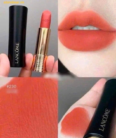 Son Lancome Matte 230 Unleash The Drama Cam Cháy