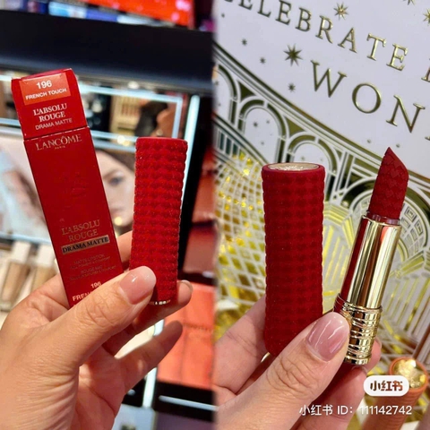 Son Lancome L'Absolu Rouge 196 French Touch Limited - Màu Đỏ Cam Cháy